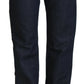Exte Dark Blue Low Waist Straight Fit Women Denim Jeans