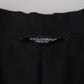 Dolce & Gabbana Black Robe Striped DG Patch Jacket Men Blazer