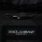 Dolce & Gabbana Black Lamb Leather Collared Men Coat Jacket