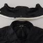 Dolce & Gabbana Black Lamb Leather Collared Men Coat Jacket