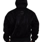 Dolce & Gabbana Black Nylon Hooded Full Zip Bomber Jacket