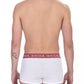 Bikkembergs White Cotton Men's Underwear Trunk Twin Pack