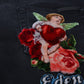 Dolce & Gabbana Black Angel Embroidery Skinny Denim Jeans