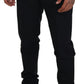 Dolce & Gabbana Black Wool Chino Dress Formal Pants