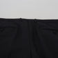 Dolce & Gabbana Black Wool Chino Dress Formal Pants