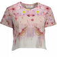 Desigual Pink Cotton Tops & T-Shirt