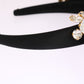 Dolce & Gabbana Black Crystal White Hair Parrucchiera Headband Diadem