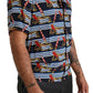 Dolce & Gabbana Multicolor Beach Chair Short Sleeves Shirt