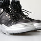 Dolce & Gabbana Black Nylon Galileo High Top Sneakers Shoes