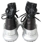 Dolce & Gabbana Black Nylon Galileo High Top Sneakers Shoes