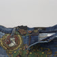 Dolce & Gabbana Blue Medal Print Slim Fit Cotton Jeans
