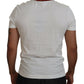 Dolce & Gabbana Cotton White Logo Print Crewneck T-shirt
