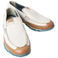 Dolce & Gabbana White Leather Loafers Moccasins Shoes