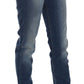 Fiorucci Blue Washed Mid Waist Slim Fit Denim Jeans