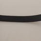 Dolce & Gabbana Black Calf Canvas Silver Tone Logo Metal Belt