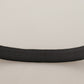 Dolce & Gabbana Black Casual Velvet Silver Metal Logo Buckle Belt