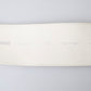 GF Ferre Off White Waxed Cotton Wide Fashion Waistband Belt