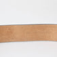 GF Ferre Brown Leather Fashion Logo Buckle Waist Belt