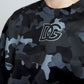 Dolce & Gabbana Black Camouflage Round Neck Sweatshirt Sweater