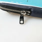 Dolce & Gabbana Blue Leather Purse Crossbody Sling Phone Bag Unisex