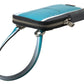 Dolce & Gabbana Blue Leather Purse Crossbody Sling Phone Bag Unisex