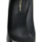 Dolce & Gabbana Black Patent Leather High Heels Pumps Shoes