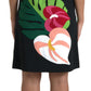 Dolce & Gabbana Black Tiger Jungle Print Sheath Stretch Dress