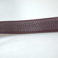 Dolce & Gabbana Brown Leather Metal Buckle Men Cintura Belt