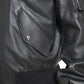 Dolce & Gabbana Black Leather Blouson Full Zip Bomber Jacket