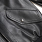 Dolce & Gabbana Black Leather Blouson Full Zip Bomber Jacket