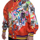 Dolce & Gabbana Orange Polyester Button Blouson Jacket