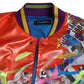 Dolce & Gabbana Orange Polyester Button Blouson Jacket