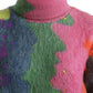Dolce & Gabbana Multicolor Mohair Turtleneck Pullover Sweater
