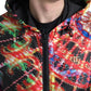 Dolce & Gabbana Multicolor Hooded Sweatshirt Sweater