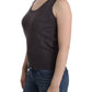 John Galliano Brown knit tank top