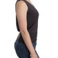 John Galliano Brown knit tank top