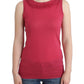 John Galliano Pink wool knit top