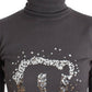 John Galliano Brown turtleneck cotton sweater