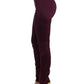 John Galliano Purple slim fit pants