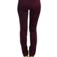 John Galliano Purple slim fit pants