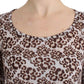 Cavalli Brown longsleeved lace top