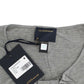 Cavalli Gray 3/4 sleeves jumper top