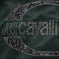 Cavalli Green velvet cotton sweater