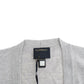 Cavalli Gray cropped wool cardigan