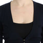 Cavalli Black cropped wool cardigan