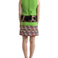 Dolce & Gabbana Apple Green Sleeveless Panelled Shift Dress