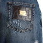 Dolce & Gabbana Blue Cotton High Waist Denim Hot Pants Shorts