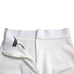 Dolce & Gabbana White Viscose High Waist Pencil Cut Mini Skirt