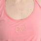 Cavalli Pink cotton tank top