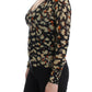 Cavalli Multicolor v-neck wool jumper